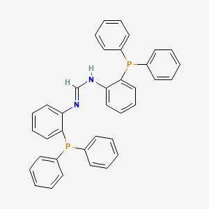 molecular formula C37H30N2P2 B14237933 Methanimidamide, N,N'-bis[2-(diphenylphosphino)phenyl]- CAS No. 441072-54-4