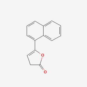 molecular formula C14H10O2 B1423794 5-(Naphthalen-1-YL)furan-2(3H)-one CAS No. 906560-16-5
