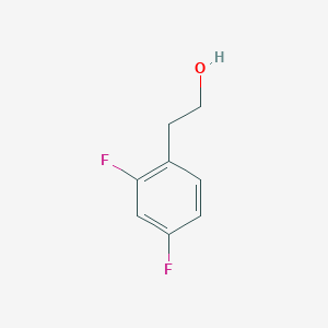 molecular formula C8H8F2O B1423798 2,4-Difluorobenzeneethanol CAS No. 81228-02-6