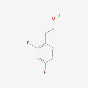 molecular formula C8H8F2O B1423798 2-(2,4-Difluorophenyl)ethanol CAS No. 81228-02-6