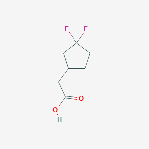 2-(3,3-Difluorocyclopentyl)acetic acid