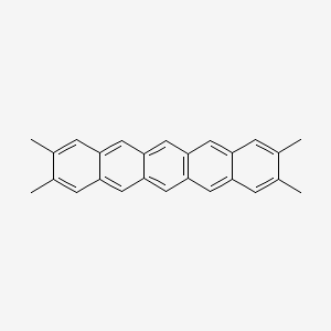 molecular formula C26H22 B14238025 2,3,9,10-Tetramethylpentacene CAS No. 499138-96-4