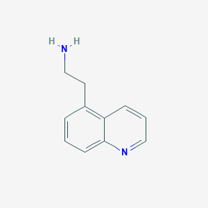 molecular formula C11H12N2 B1423803 2-(Quinolin-5-yl)ethan-1-amine CAS No. 98421-28-4