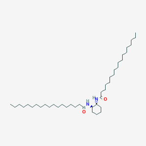 molecular formula C42H82N2O2 B14238074 N,N'-[(1R,2R)-Cyclohexane-1,2-diyl]dioctadecanamide CAS No. 394653-28-2