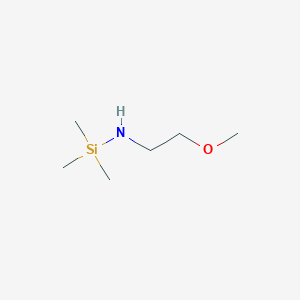 molecular formula C6H17NOSi B14238090 N-(2-Methoxyethyl)-1,1,1-trimethylsilanamine CAS No. 213669-58-0