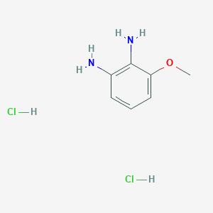 molecular formula C7H12Cl2N2O B1423812 3-Methoxybenzene-1,2-diamine dihydrochloride CAS No. 862270-90-4