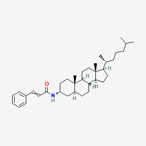 molecular formula C36H55NO B14238150 N-[(3alpha,5alpha)-Cholestan-3-yl]-3-phenylprop-2-enamide CAS No. 223399-32-4