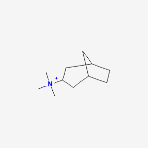 molecular formula C11H22N+ B14238282 N,N,N-Trimethylbicyclo[3.2.1]octan-3-aminium CAS No. 210536-64-4
