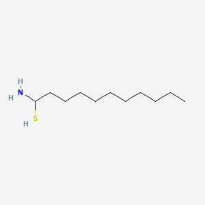 molecular formula C11H25NS B14238650 1-Aminoundecane-1-thiol CAS No. 511538-13-9