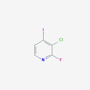 molecular formula C5H2ClFIN B1423867 3-Chloro-2-fluoro-4-iodopyridine CAS No. 796851-05-3