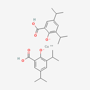molecular formula C26H34CuO6 B1423870 Copper bis-3,5-diisopropylsalicylate CAS No. 21246-18-4