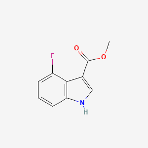 molecular formula C10H8FNO2 B1423883 methyl 4-fluoro-1H-indole-3-carboxylate CAS No. 1220039-52-0