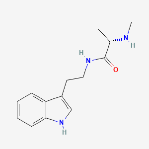 molecular formula C14H19N3O B14238840 N-[2-(1H-Indol-3-yl)ethyl]-N~2~-methyl-L-alaninamide CAS No. 503438-78-6