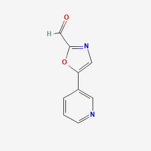 5-Pyridin-3-YL-oxazole-2-carbaldehyde