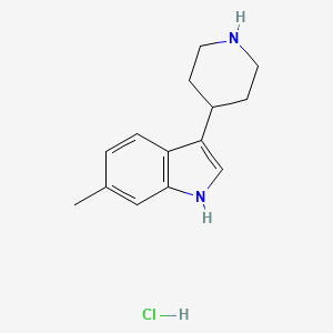 6-Methyl-3-(piperidin-4-yl)-1H-indole hydrochloride