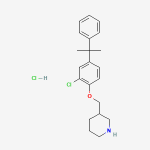 3-{[2-Chloro-4-(1-methyl-1-phenylethyl)phenoxy]-methyl}piperidine hydrochloride