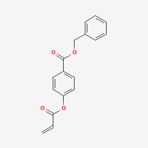 molecular formula C17H14O4 B14239078 Benzyl 4-(acryloyloxy)benzoate CAS No. 532435-66-8
