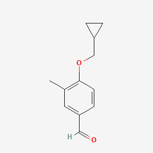 4-(Cyclopropylmethoxy)-3-methylbenzaldehyde