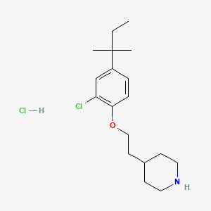 4-{2-[2-Chloro-4-(tert-pentyl)phenoxy]-ethyl}piperidine hydrochloride