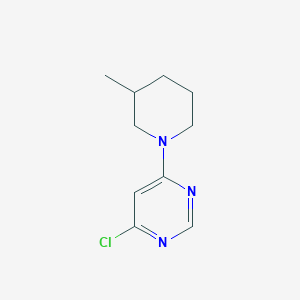 molecular formula C10H14ClN3 B1423921 4-Chloro-6-(3-methylpiperidin-1-yl)pyrimidine CAS No. 1220036-25-8