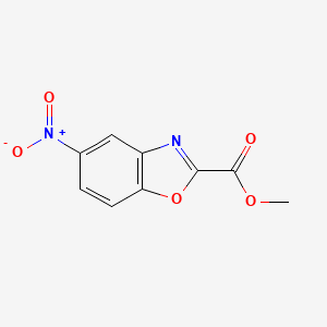 5-Nitro-benzooxazole-2-carboxylic acid methyl ester