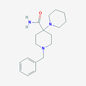 1'-(Phenylmethyl)-[1,4'-bipiperidine]-4'-carboxamide