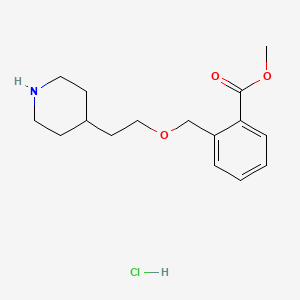 Methyl 2-{[2-(4-piperidinyl)ethoxy]-methyl}benzoate hydrochloride