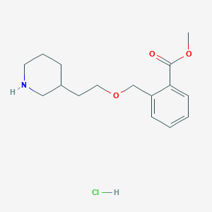 Methyl 2-{[2-(3-piperidinyl)ethoxy]-methyl}benzoate hydrochloride