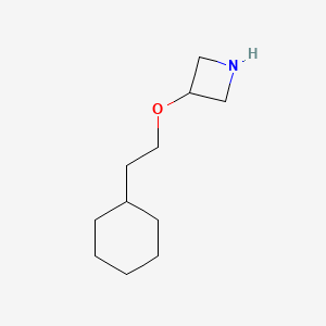 molecular formula C11H21NO B1423939 3-(2-Cyclohexylethoxy)azetidine CAS No. 1220038-65-2