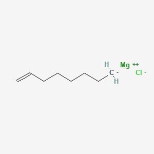 molecular formula C8H15ClMg B14239540 magnesium;oct-1-ene;chloride CAS No. 258354-55-1