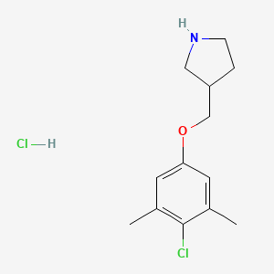 3-[(4-Chloro-3,5-dimethylphenoxy)methyl]-pyrrolidine hydrochloride