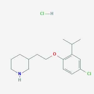 3-[2-(4-Chloro-2-isopropylphenoxy)ethyl]-piperidine hydrochloride