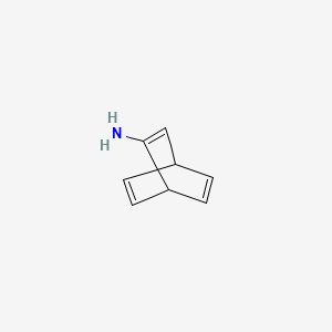 molecular formula C8H9N B14239585 Bicyclo[2.2.2]octa-2,5,7-trien-2-amine CAS No. 573929-58-5