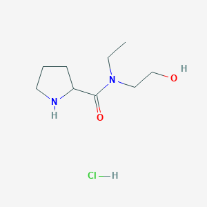N-Ethyl-N-(2-hydroxyethyl)-2-pyrrolidinecarboxamide hydrochloride