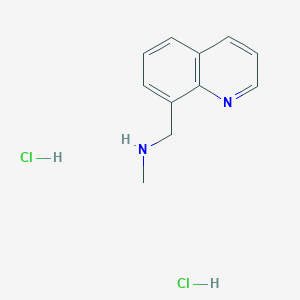 molecular formula C11H14Cl2N2 B1423967 Methyl-quinolin-8-ylmethyl-amine dihydrochloride CAS No. 1187933-26-1