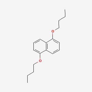 molecular formula C18H24O2 B14239701 1,5-Dibutoxynaphthalene CAS No. 295806-76-7
