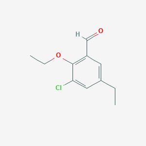 3-Chloro-2-ethoxy-5-ethylbenzaldehyde