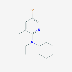 5-bromo-N-cyclohexyl-N-ethyl-3-methylpyridin-2-amine