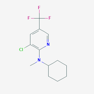 3-Chloro-N-cyclohexyl-N-methyl-5-(trifluoromethyl)-2-pyridinamine