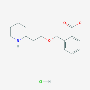 Methyl 2-{[2-(2-piperidinyl)ethoxy]-methyl}benzoate hydrochloride