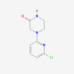 molecular formula C9H10ClN3O B1424018 4-(6-Chloropyridin-2-yl)piperazin-2-one CAS No. 1220017-61-7
