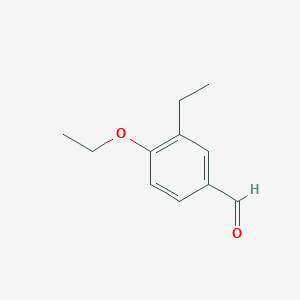 molecular formula C11H14O2 B1424019 4-Ethoxy-3-ethylbenzaldehyde CAS No. 883536-96-7