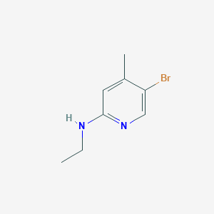 molecular formula C8H11BrN2 B1424031 N-(5-Bromo-4-methyl-2-pyridinyl)-N-ethylamine CAS No. 1220036-82-7