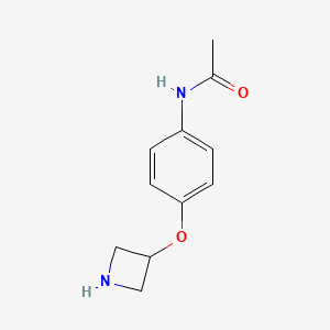 molecular formula C11H14N2O2 B1424034 N-[4-(3-Azetidinyloxy)phenyl]acetamide CAS No. 1219961-29-1