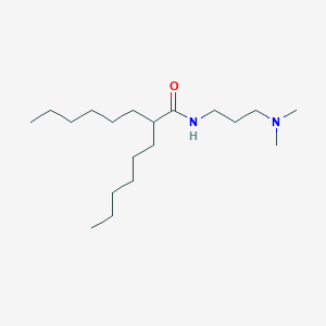 molecular formula C19H40N2O B14240446 N-[3-(Dimethylamino)propyl]-2-hexyloctanamide CAS No. 208260-70-2