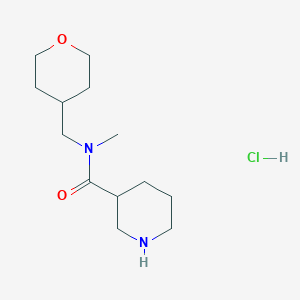 N-Methyl-N-(tetrahydro-2H-pyran-4-ylmethyl)-3-piperidinecarboxamide hydrochloride