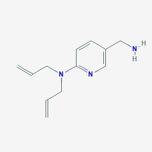 N,N-Diallyl-5-(aminomethyl)-2-pyridinamine