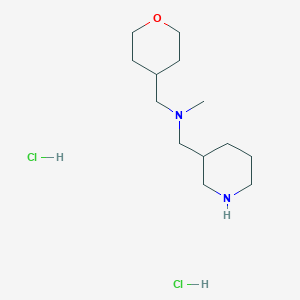 N-Methyl(3-piperidinyl)-N-(tetrahydro-2H-pyran-4-ylmethyl)methanamine dihydrochloride