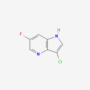 3-chloro-6-fluoro-1H-pyrrolo[3,2-b]pyridine