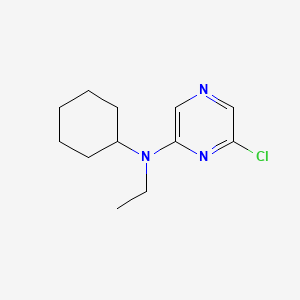 6-chloro-N-cyclohexyl-N-ethylpyrazin-2-amine